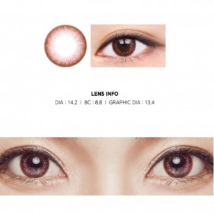 Sugar Pearl Berry Tea Pink (月拋) Sugar Pearl Berry Tea Pink (月拋)